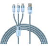 Baseus ������� Usb 3��1 Starspeed Series. USB-C + Microusb + Lightning 1.2m ������� - (CAXS000017)