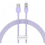 Baseus Fast Charging Cable USB-A To Lightning Explorer Series 1m 2.4A Purple - (CATS010005)