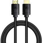 Baseus High Definition Series Hdmi 2.1 cable, 8K 60Hz, 3D, HDR, 48Gbps, 1m Black - (CAKGQ-J01)