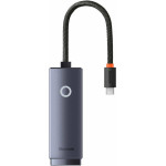 Baseus Network Adapter Lite Series USB-C To RJ45 (grey) - (WKQX000313)