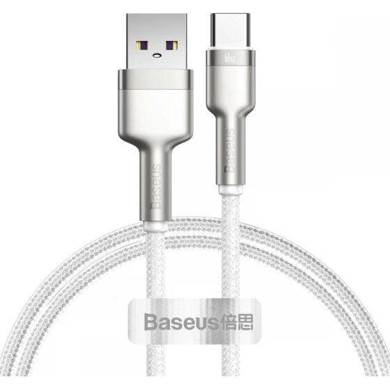 Baseus Usb Cable For USB-C Cafule 66W 2m White - (CAKF000202)
