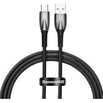 Baseus Usb Cable For USB-C Glimmer Series, 100w, 1m Black - (CADH000401)