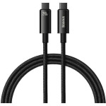 Baseus USB-C To USB-C Cable Tungsten Gold 240W 1m (black) - (CAWJ040001)