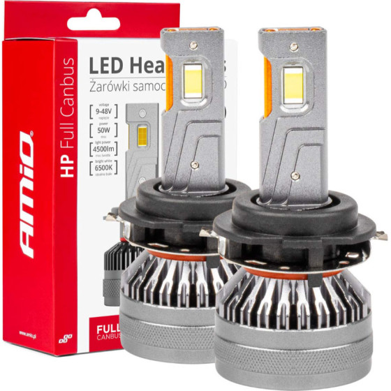 AMiO ������ H7-6 9 48V 6.500K 4.500lm 50W Hp Series Led CAN-Bus �� ������ - 2 ���. - (03676)