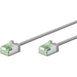 Goobay ������� ������� Cat 8.1 U/FTP, slim, copper, 40Gbps, 0.25m, ���� - (74344)