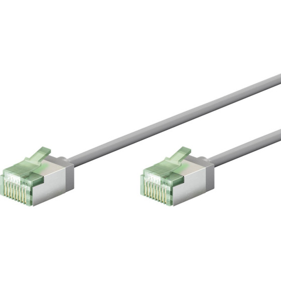 Goobay ������� ������� Cat 8.1 U/FTP, slim, copper, 40Gbps, 0.50m, ���� - (74345)
