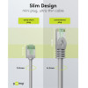 Goobay ������� ������� Cat 8.1 U/FTP, slim, copper, 40Gbps, 1m, ���� - (74346)