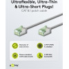 Goobay ������� ������� Cat 8.1 U/FTP, slim, copper, 40Gbps, 3m, ���� - (74348)
