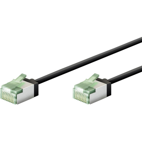 Goobay ������� ������� Cat 8.1 U/FTP, slim, copper, 40Gbps, 3m, ����� - (74355)