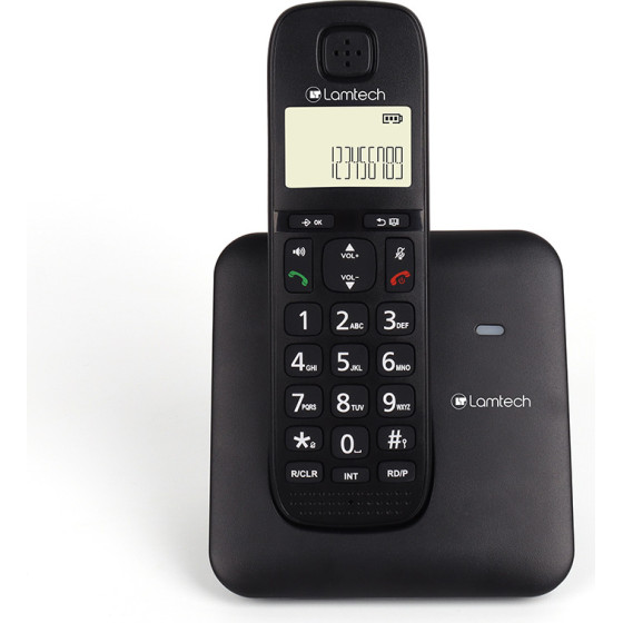 Lamtech Cordless Phone System Black - (LAM114444)
