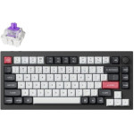 Keychron Q1 He Qmk Wireless Custom Hall Effect Keyboard Purple Switch Us Layout - (Q1H-M1)