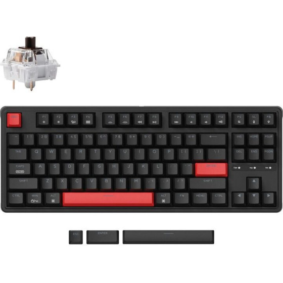 Keychron C3 Pro QMK/Via Mechanical Brown Switch Us Layout - (C3P-A3)