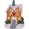 Artezan Christmas Led Table Top House Decoration Yellow 8.3*6.5*6cm