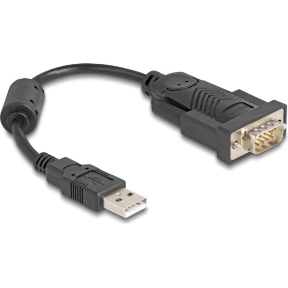 DeLock ��������� Usb �� RS-232 460.8Kbps, 0.25m, ������ - (64276)