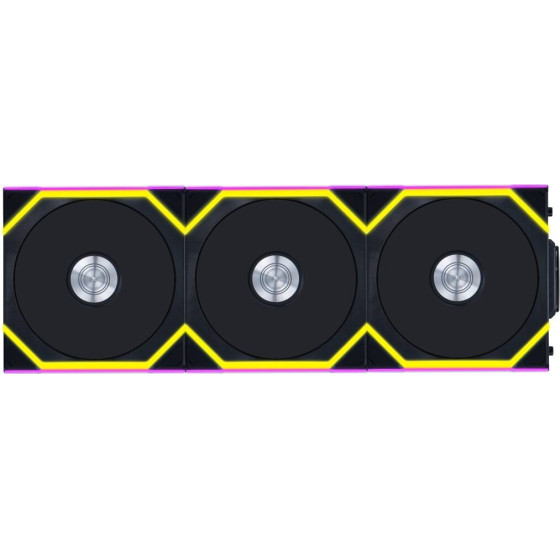Lian Li Unifan Sl Wireless 120 -3PCs Black (Triple Pack Include Controller) - Case Fan - (G99.12SL1W3B.00)