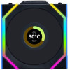 Lian Li Unifan Sl Wireless Lcd 120 -3PCs Black (Triple Pack Include Controller) - Case Fan - (G99.12SLLCD1W3B.00)