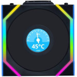 Lian Li Unifan Sl Wireless Lcd 120-1PCs Reverse Black - Case Fan - (G99.12RSLLCD1W1B.00)