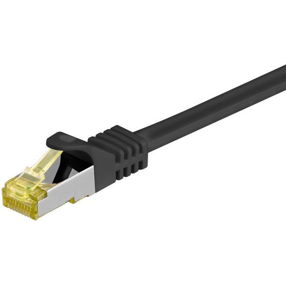Goobay ������� ������� Cat 7 S/FTP, copper, 10Gbps, 0.25m, ����� - (91572)