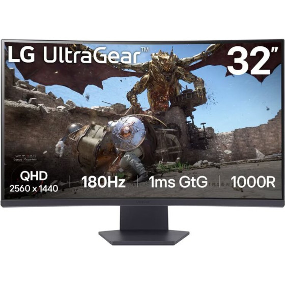 LG Monitor - (32GS60QC-B.AEUQ)
