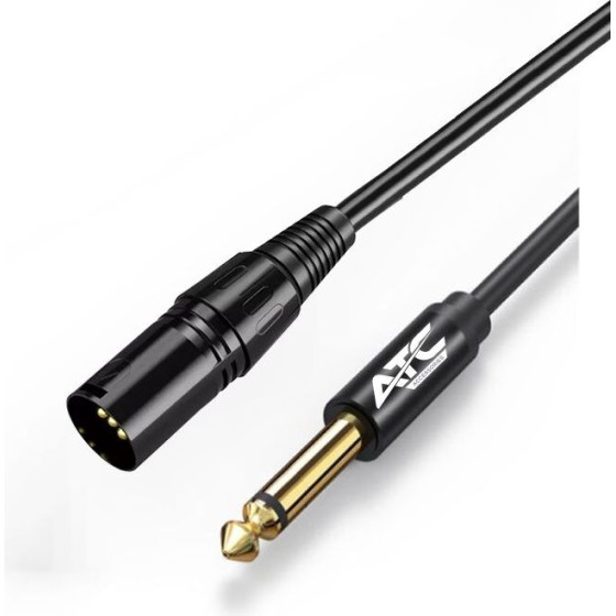 ATC Hq 6.35mm Mono / Canon Male Cable 2m