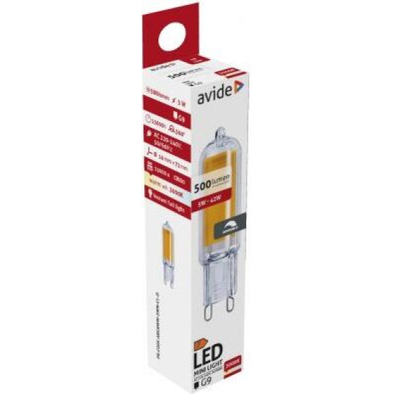 Avide Led 5W G9 Cob Ww 3000K �������������