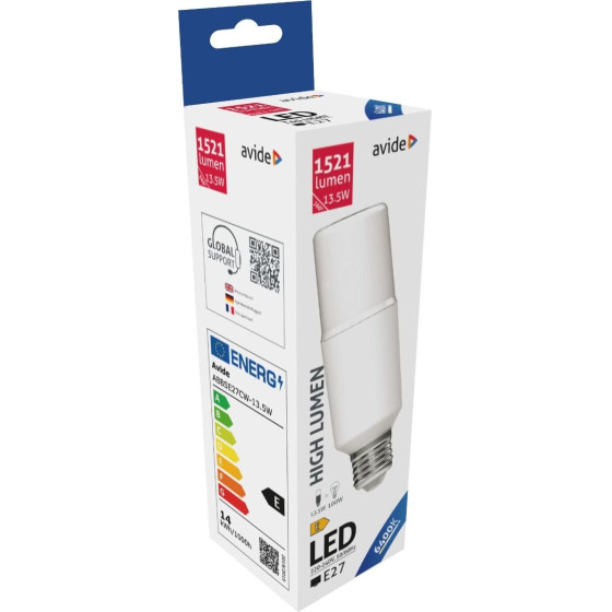 Avide Led Bright Stick Bulk T45 13.5W E27 ����� 6400K - (ABBSE27CW-13.5W)