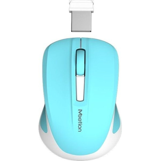 Meetion Silent Mini 2.4G ������ �������� ������� (�����) - (MT-Minigo Cyan)