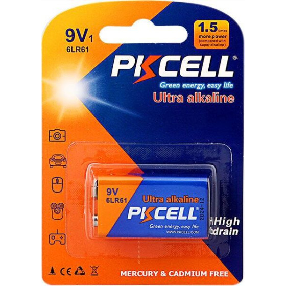 PKCELL Ultra �������� 6LR61 9V (1���)