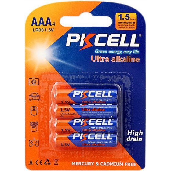 PKCELL Ultra �������� LR03 Aaa (4���)