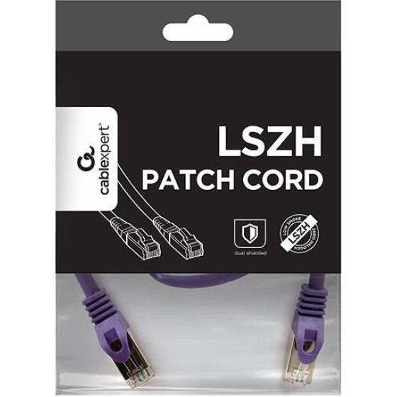 Cablexpert ������� S/Ftp CAT6A 0.5m, LSZH, M�� - (PP6A-LSZHCU-V-0.5M)