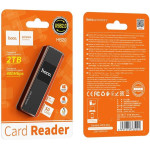 Hoco HB20 Mindful 2-IN-1CArd READER(USB2.0) - (HB20-2)