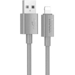 Hoco X107 Favor Charging Data Cable IP, ��� - (HC-X107L-GR)