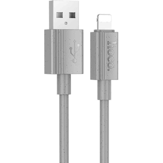 Hoco X107 Favor Charging Data Cable IP, ��� - (HC-X107L-GR)