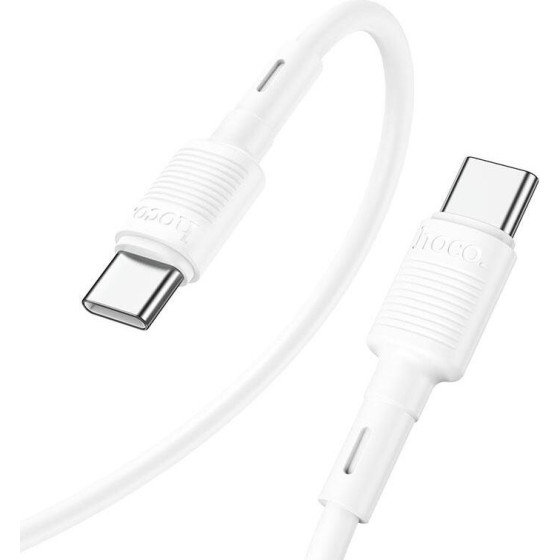 Hoco X83 ������� �������� Victory 60W , TYPE-C �� TYPE-C , ����� - (X83V-WH)