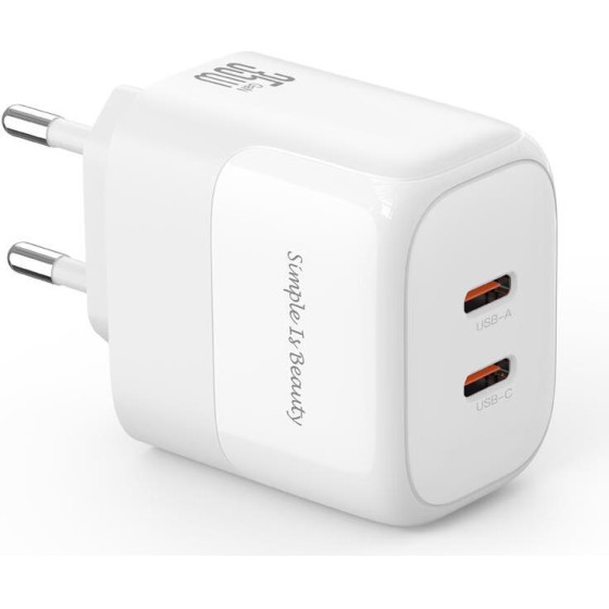 XO Gan Nitride ��������� 35W USB-C , 2 �����, ������ - (L140)