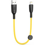 XO NB247 Suluo ������� ��������� ��������� USB-A �� LIGHTNING, ������� - (NB247L-YL)