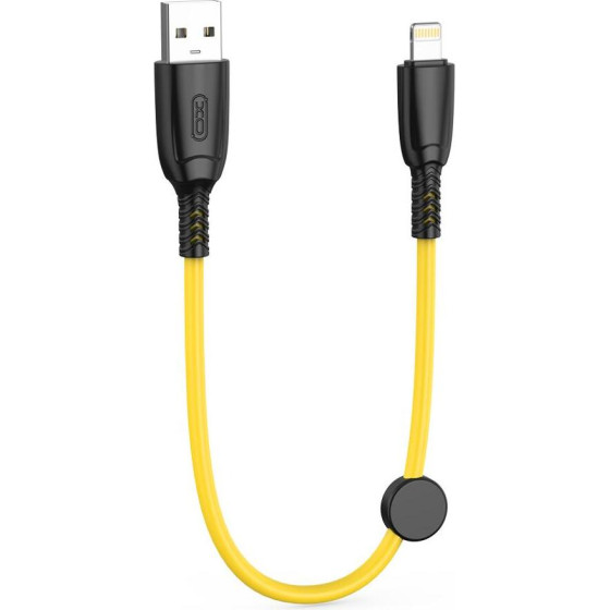 XO NB247 Suluo ������� ��������� ��������� USB-A �� LIGHTNING, ������� - (NB247L-YL)