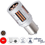 GloboStar 1156 - BA15S - P21W ����� ����������� & �������� Led 3rd Generation Can-Bus Extreme Truck Series 72xSMD3030 7W 840lm 360� Dc 12-36V IP20 �2 x �5cm ������� - (81277)