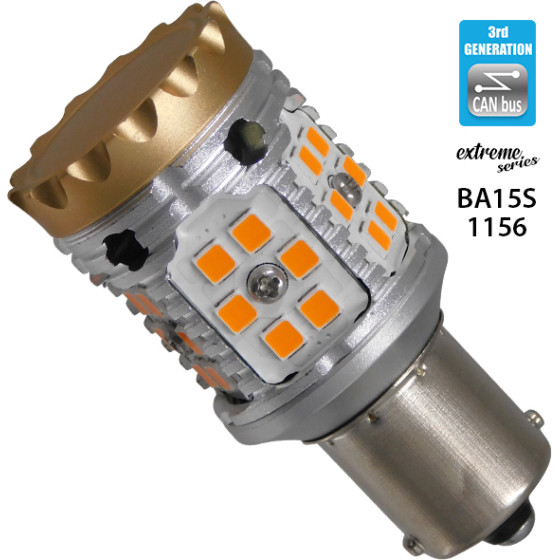 GloboStar 1156 - BA15S - P21W ����� ����������� Led Extreme Series Can-Bus 3�� ������ �� ���� 1156 28W 12v ��������� ��� ���� - (81233)