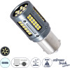 GloboStar 1156 - BA15S - P21W ����� ����������� & �������� Led 3rd Generation Can-Bus Extreme Truck Series 84xSMD3030 9.6W 1440lm 360� Dc 12-48V IP20 �2 x �5cm ����� ����� 6000K - (81270)