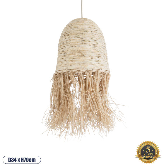 GloboStar Arembepe Boho �������� ��������� ������ �������� 1 x E27 AC220-240V IP20 - �34 x �70cm - ���� ������ ����� ���� ������ ������� - (02178)