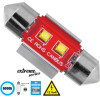 GloboStar C5W ����� ����������� 31mm Festoon 3rd Generation Can-Bus Extreme Series Led 2 Cree Xbd 5W 705lm 120� Dc 12V IP20 ����� ����� 6000K - (81324)