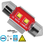 GloboStar C5W ����� ����������� 31mm Festoon 3rd Generation Can-Bus Extreme Series Led 2 Cree Xbd 5W 705lm 120� Dc 12V IP20 ����� ����� 6000K - (81324)