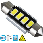 GloboStar C5W ����� ����������� 36mm Festoon 2nd Generation Can-Bus Series Led 4 Smd 5630 3W 450lm 120� Dc 12V IP20 ����� ����� 6000K - (81312)