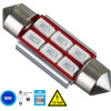 GloboStar C5W ����� ����������� 36mm Festoon 2nd Generation Can-Bus Series Led 6 Smd 5630 4W 480lm 120� Dc 12V IP20 ���� - (81314)