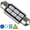 GloboStar C5W ����� ����������� 39mm Festoon 2nd Generation Can-Bus Series Led 6 Smd 5630 4W 480lm 120� Dc 12V IP20 ���� - (81317)
