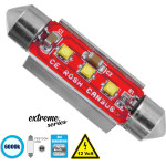 GloboStar C5W ����� ����������� 42mm Festoon 3rd Generation Can-Bus Extreme Series Led 3 Cree Xbd 7.5W 1058lm 120� Dc 12V IP20 ����� ����� 6000K - (81327)