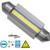 GloboStar C5W ����� ����������� 42mm Festoon 3rd Generation Can-Bus Extreme Series Led 8 Smd 3030 8W 1200lm 120� Dc 12V IP20 ����� ����� 6000K - (81340)