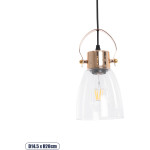 GloboStar Javer Vintage �������� ��������� ������ �������� 1 x E27 AC220-240V IP20 - �14.5 x �28cm - ������� ������� ������� �� ����� ����� - (00934)
