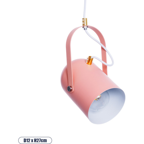 GloboStar Hazel �������� �������� ��������� ������ �������� 1 x E27 AC220-240V IP20 - �12 x �27cm - ����� ��� �� ������ ������������ ��������� - (00929)